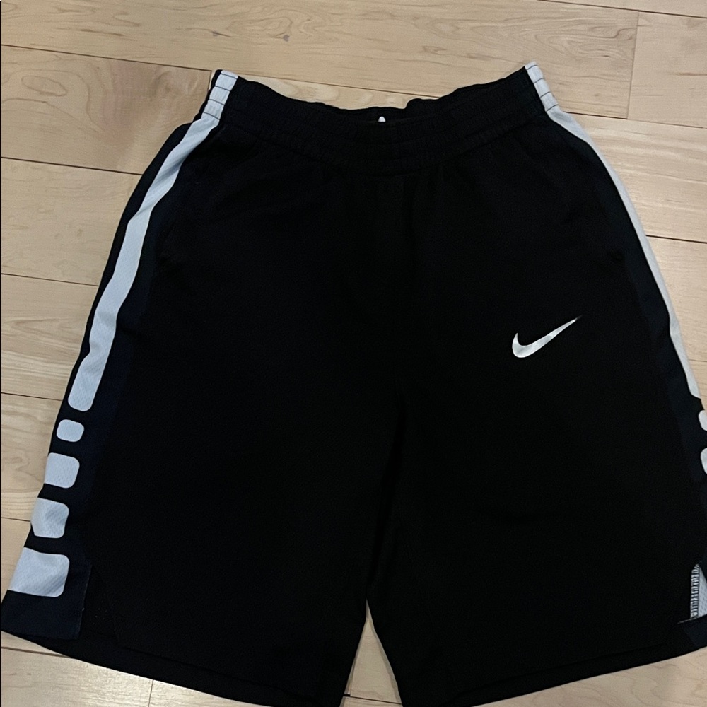 Nike boy’s Black Shorts with Gray Accents